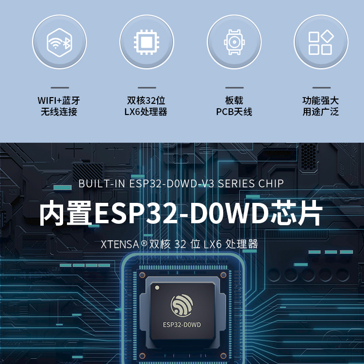 樂(lè)鑫科技官網(wǎng)電話ESP32-WROOM-32D/32U Wi-Fi+Bluetooth LE MCU模組樂(lè)鑫wifi模塊價(jià)格