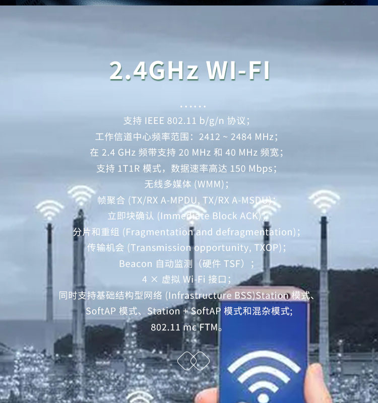 樂鑫官網ESP32-C3-WROOM-02U通用型Wi-Fi和低功耗藍牙(Bluetooth LE)模組無線接收芯片